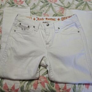 Rock Revival Women's Crisp White Skinny Jeans